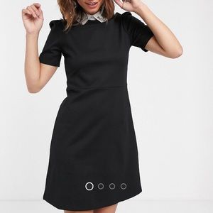 NWOT River Island shift dress in black